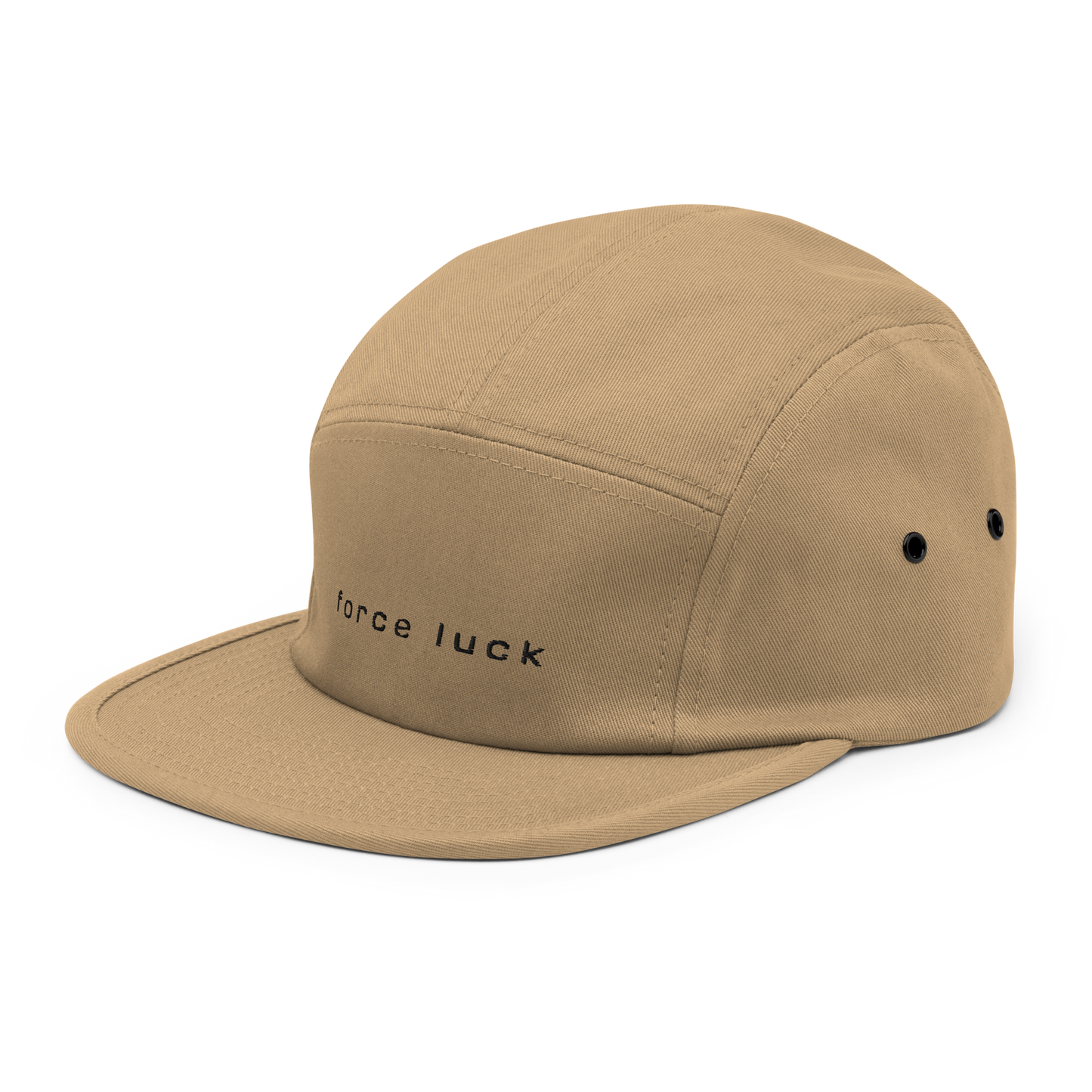 Side view of khaki 4FRTHS cap – clean structured fit for everyday wear