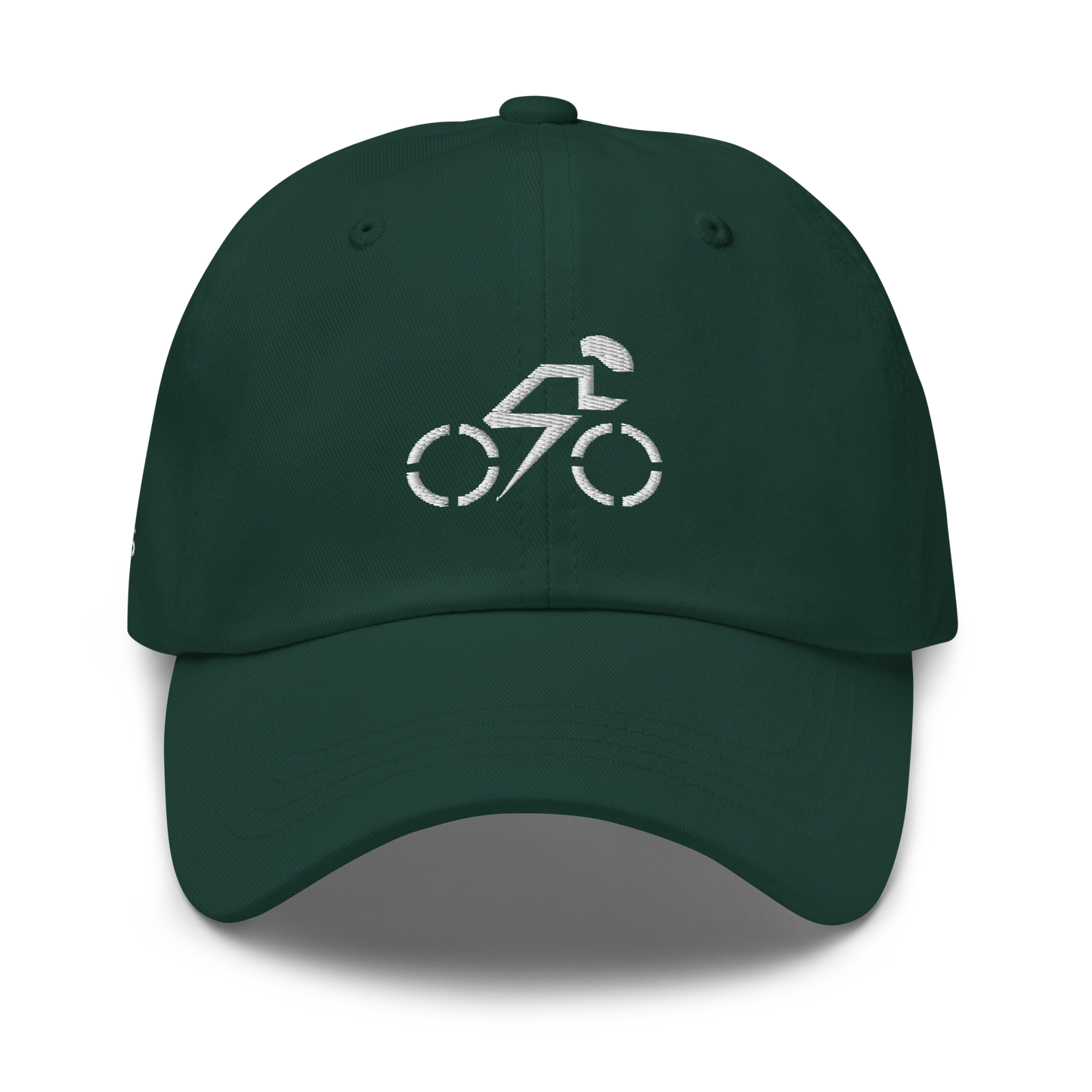 4FRTHS Cycle Club Cap in green – front view with cycling icon