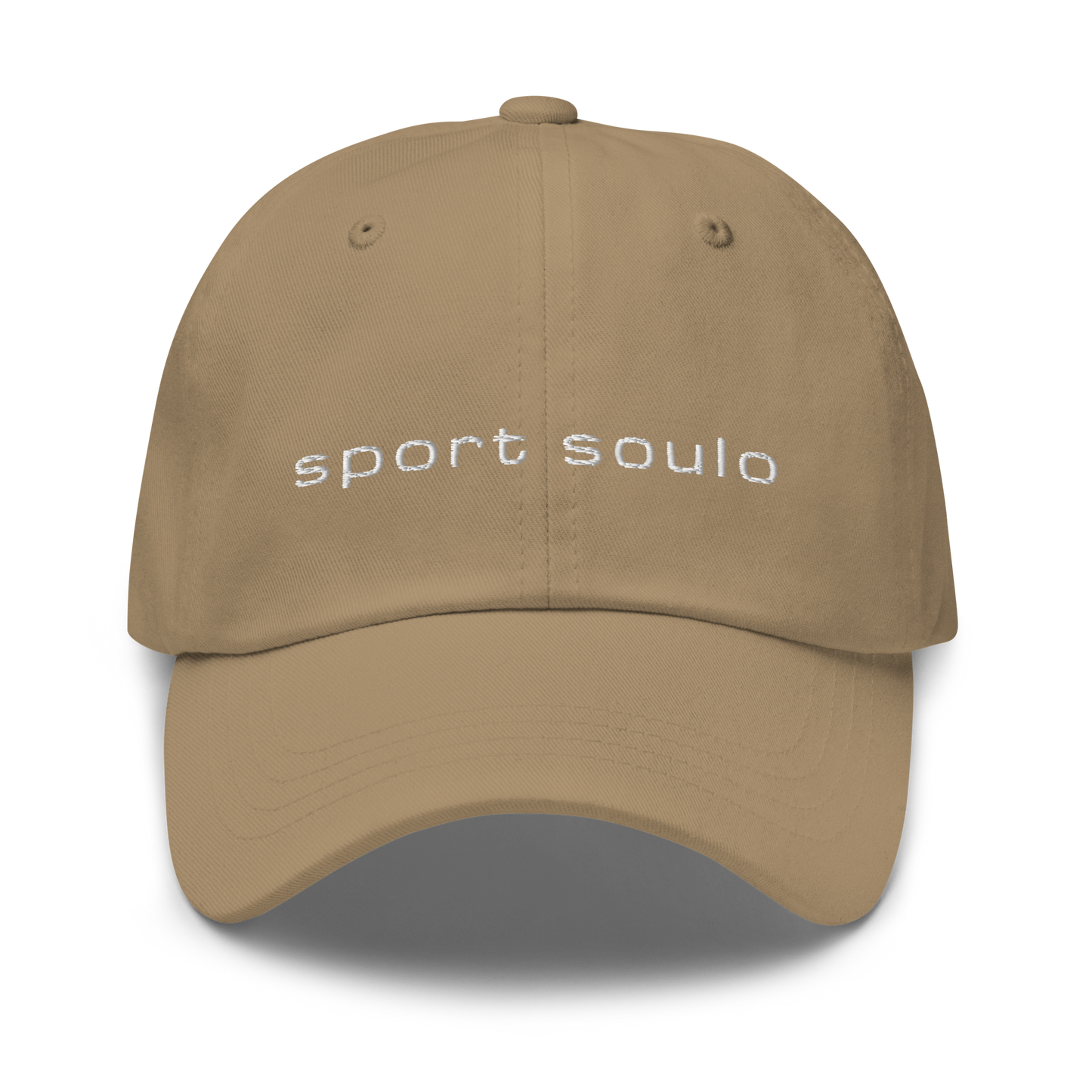 4FRTHS Multisport Club Cap in khaki – front view Sportsoulo