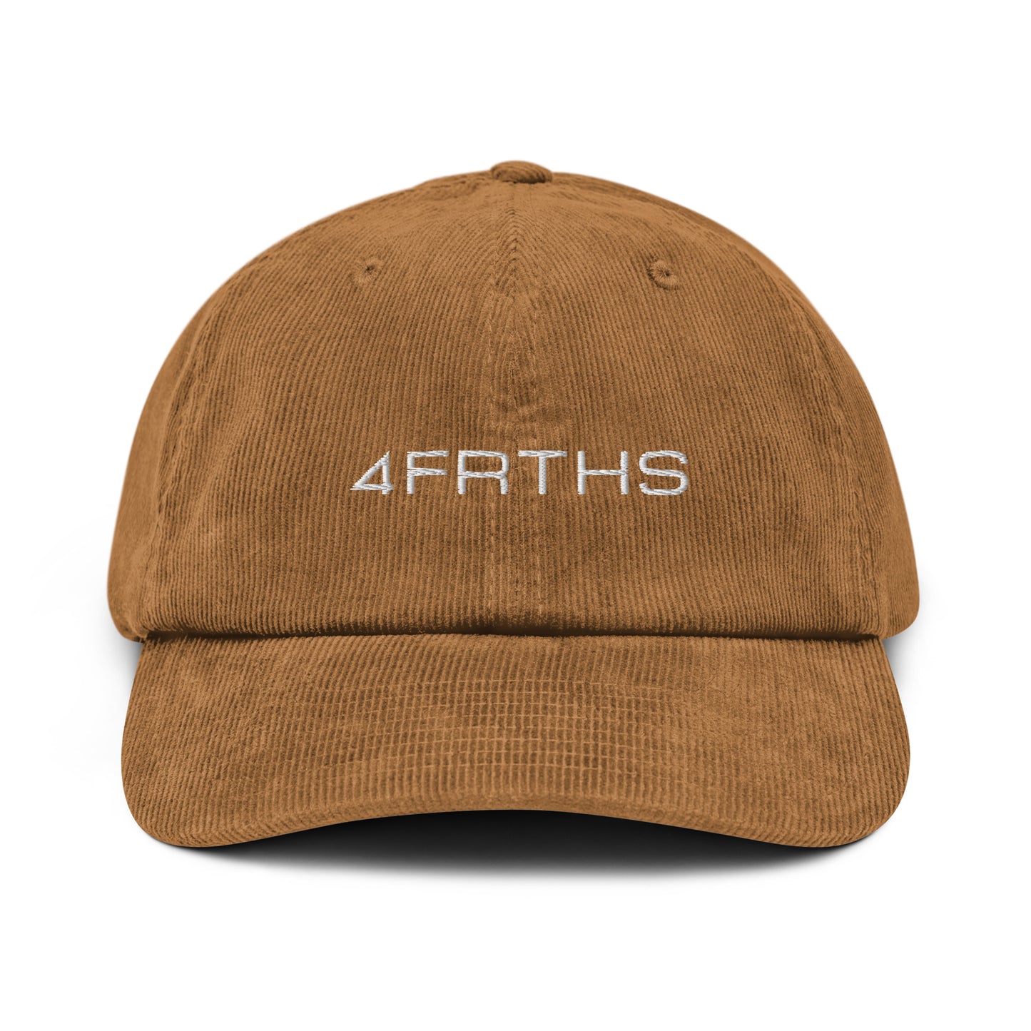 Camel 4FRTHS Original corduroy cap with embroidered logo front view