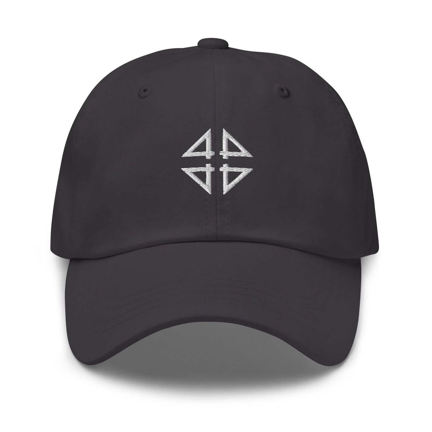 Dark grey 4FRTHS Signature baseball cap with embroidered logo front view