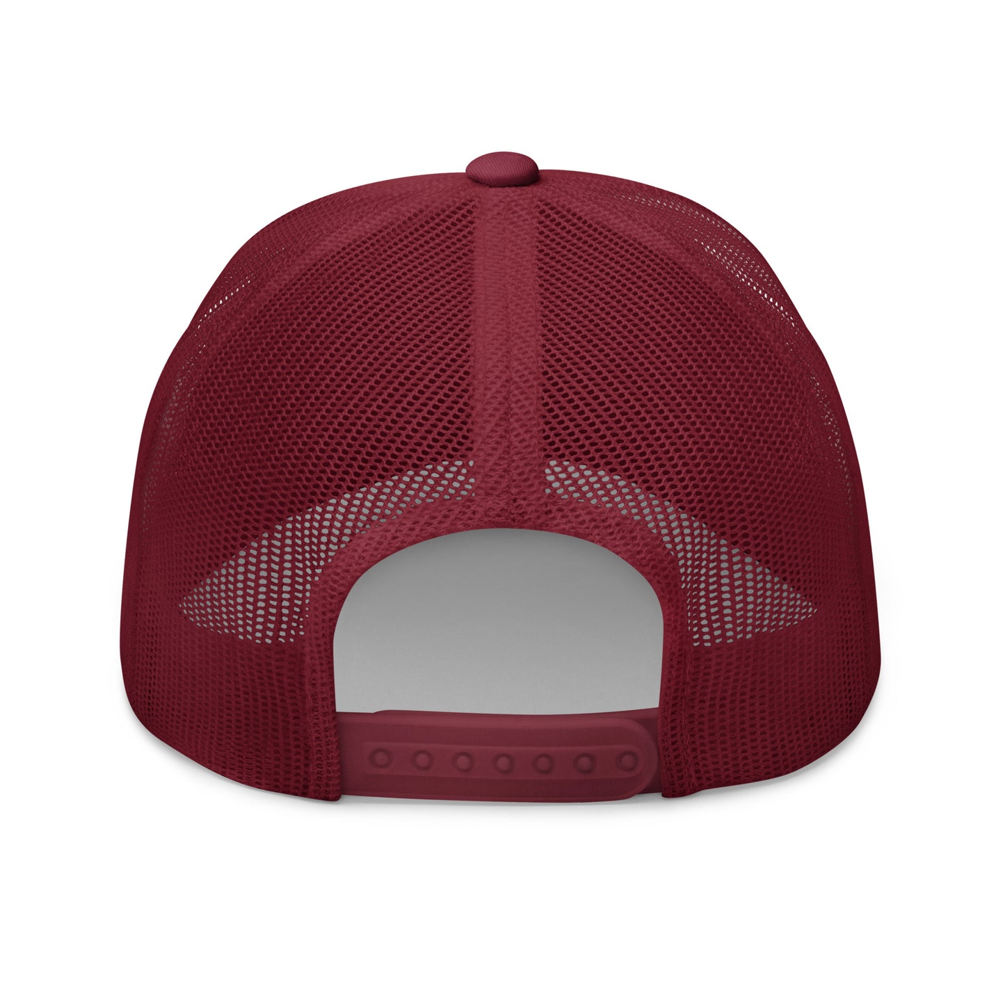 Cranberry 4FRTHS Signature mesh cap back view clean finish